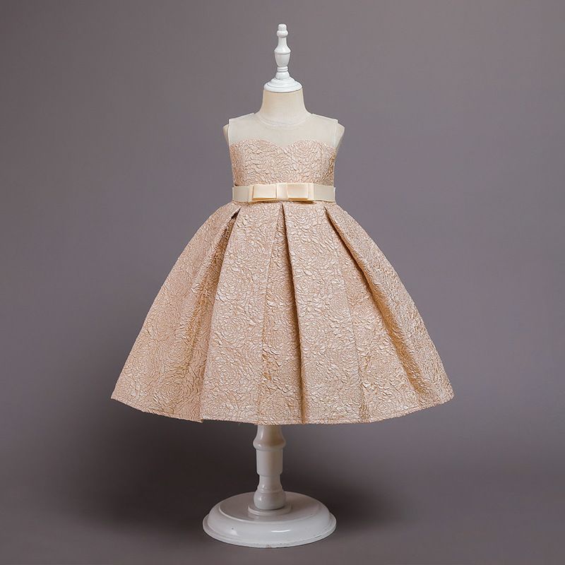 dress pesta anak import/dress import/dress anak/dress anak gold/baju anak pesta