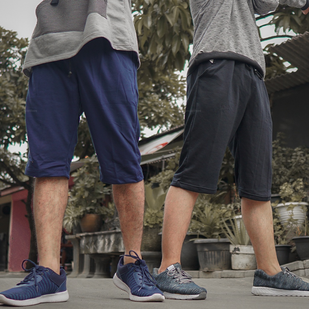 Afkar Clothes - celana pendek / celana training pria/ celana pendek olahraga  / CTA-B