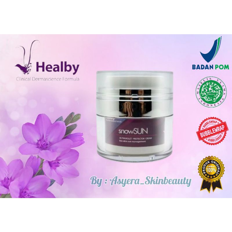 Snow Sun/Cream pagi/Tabir surya (Healby)