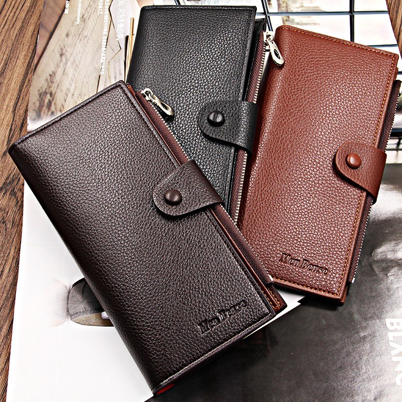 DOMPET PANJANG WANITA PRIA MENBENSE S103 KULIT PU HIGH GRADE WALLET PURSE RESLETING TEMPAT HP