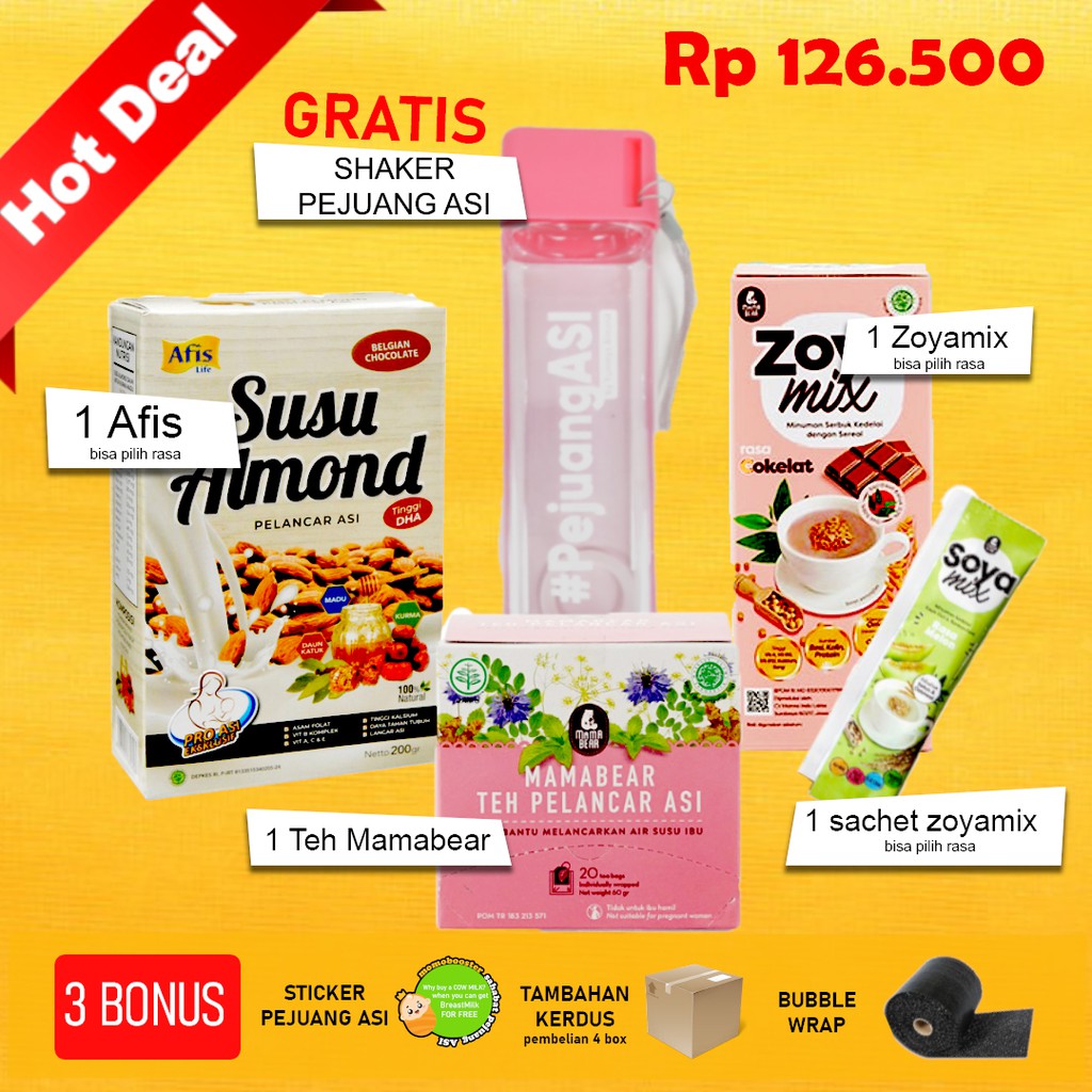 [TERLARIS] PAKET 1 ALMOM MAMABEAR AFIS / PELANCAR ASI SARI ALMOND BUBUK / ASI BOOSTER Milk Enmum Black Mores  Mommond Premium Murah Meningkatkan Berat Bayi BB Terlaris Bisa COD Herbal Daun Katuk Asimor Ikan Gabus Anmum Almona Herbalabia