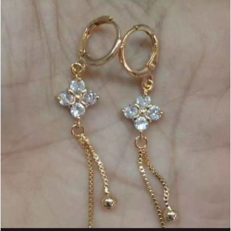 Anting Wanita Dewasa xuping lapis emas gold