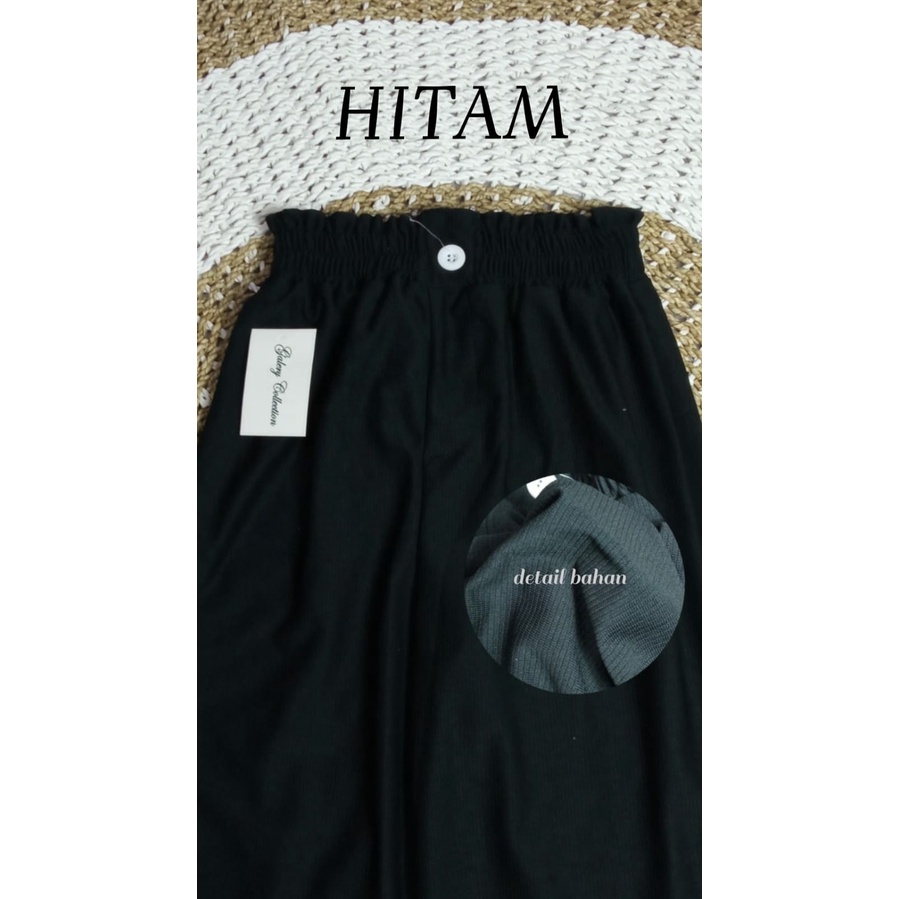 CELANA KULOT JUMBO SCUBA/CELANA KULOT FULL KARET/KOREAN PANTS WIDE LEG PANTS
