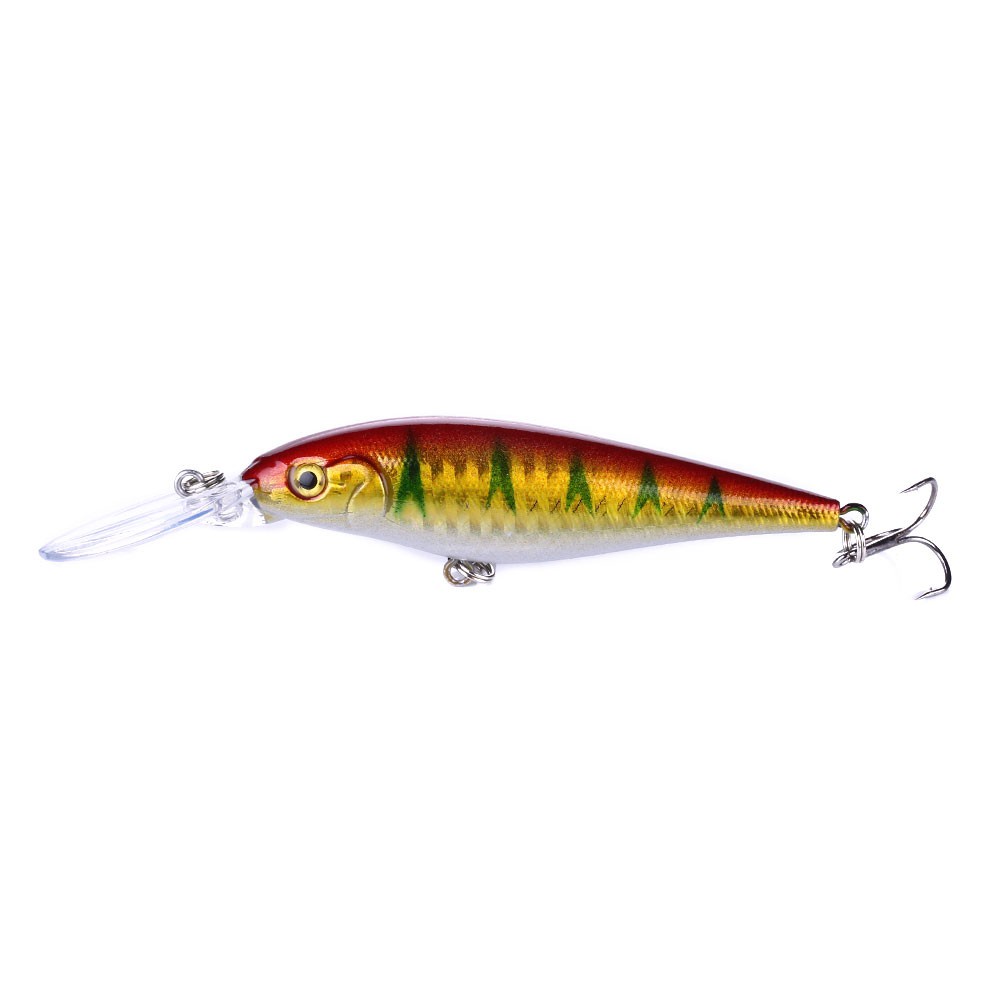 HENGJIA 20PCS Umpan Fishing Lure 11cm/10g Hard Bait Minnow Crankbait Wobbers Swimbait Fishing Tackle