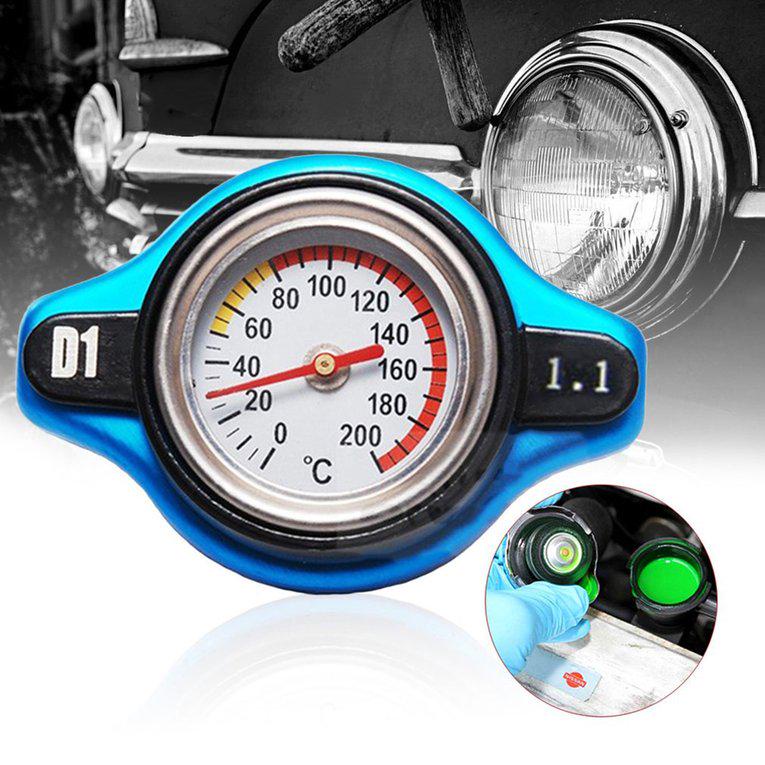 [GRADE A+] D1 TUTUP RADIATOR AIR DENGAN TEMPERATURE INDIKATOR SUHU UNIVERSAL