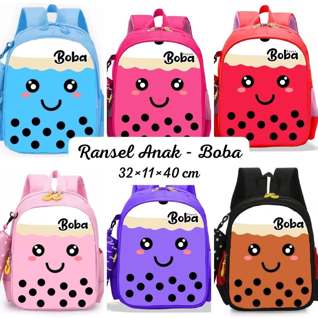 FLASH SALE 10.10 - RANSEL ANAK LAKI-LAKI/PEREMPUAN MOTIF MINUMAN BOBA | RANSEL PUNGGUNG LUCU UNTUK SEKOLAH | RANSEL WARNA-WARNI UNTUK ANAK | RANSEL LUCU | TAS LUCU ANAK MOTIF BOBA | MINUMAN BOBA RANSEL | RANSEL BOBA WARNA