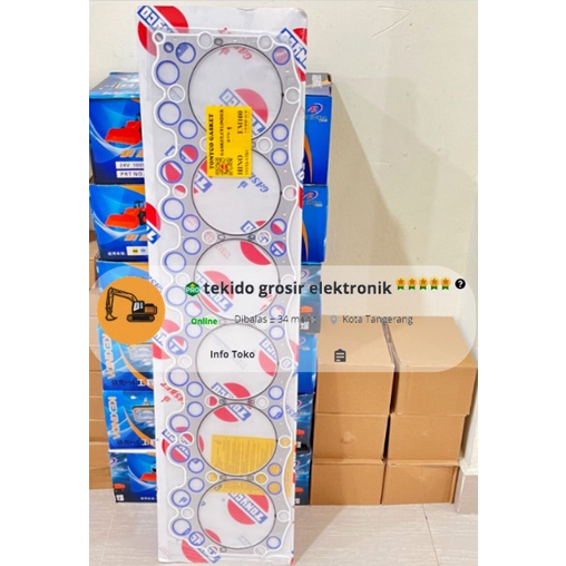 Packing Deksel Gasket Only Cylinder Head Hino Jumbo EM100 TONYCO