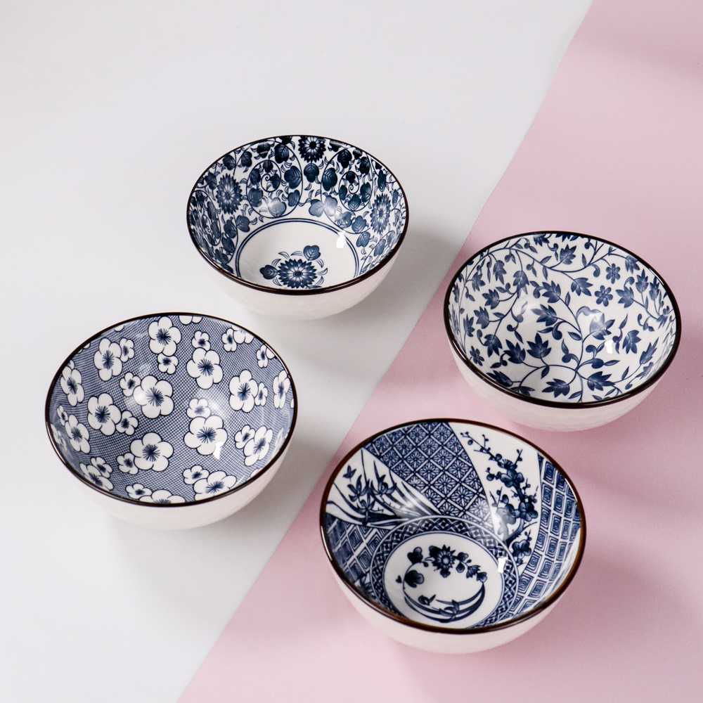 Mangkuk Keramik Bowl Japanese Style 4 PCS - TY-750