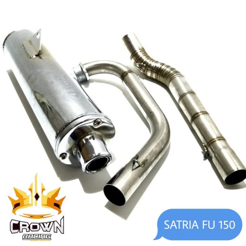 Knalpot Tsukigi VND Standard Racing Satria Fu 150 Karbu