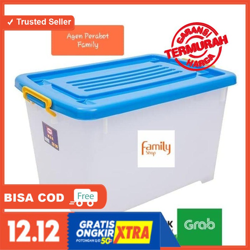 Jual Gojek Shinpo Cb 95 Container Max Box Plastik 95 Liter Dengan Roda Murah Indonesiashopee 3597