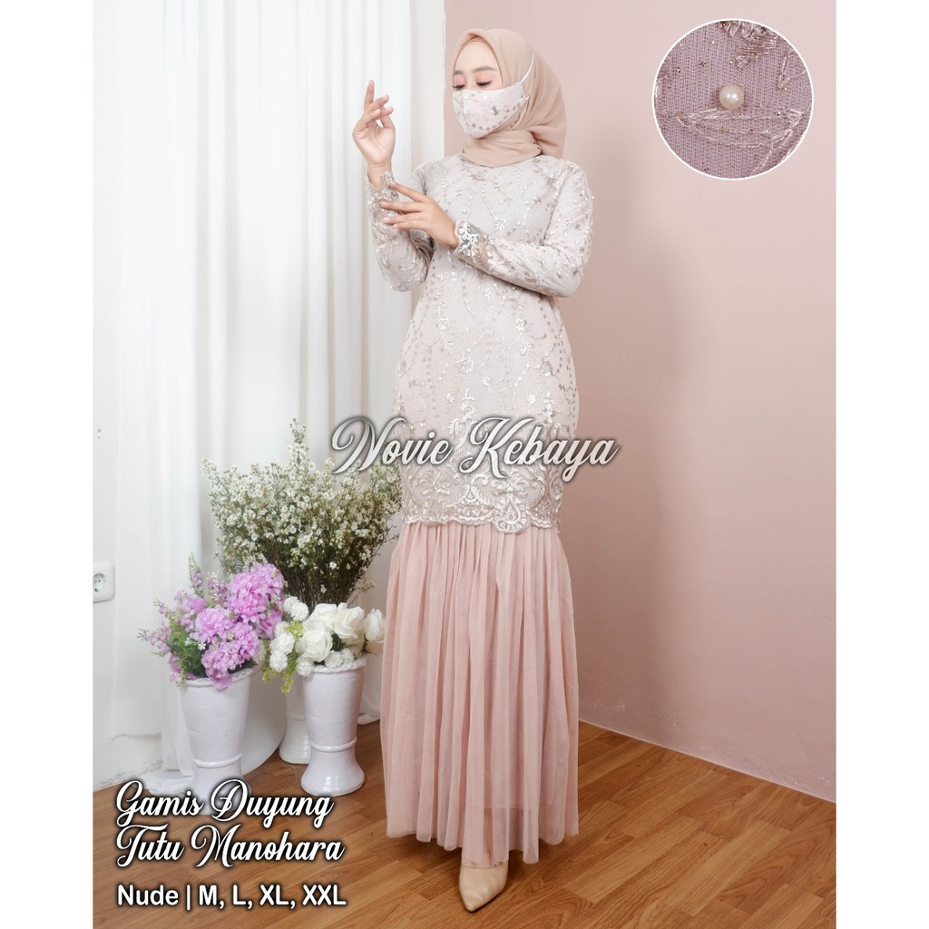 Gamis Modern / Gamis Duyung  Tutu / Kebaya Modern / Gamis Pesta / Gamis Pesta Mewah / Kebaya / Gamis