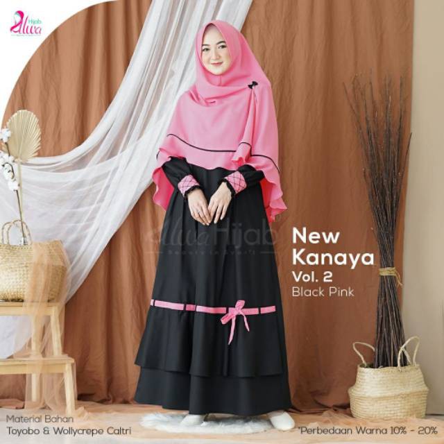 GAMIS KANAYA  1 SET KHIMAR || ALWA HIJAB