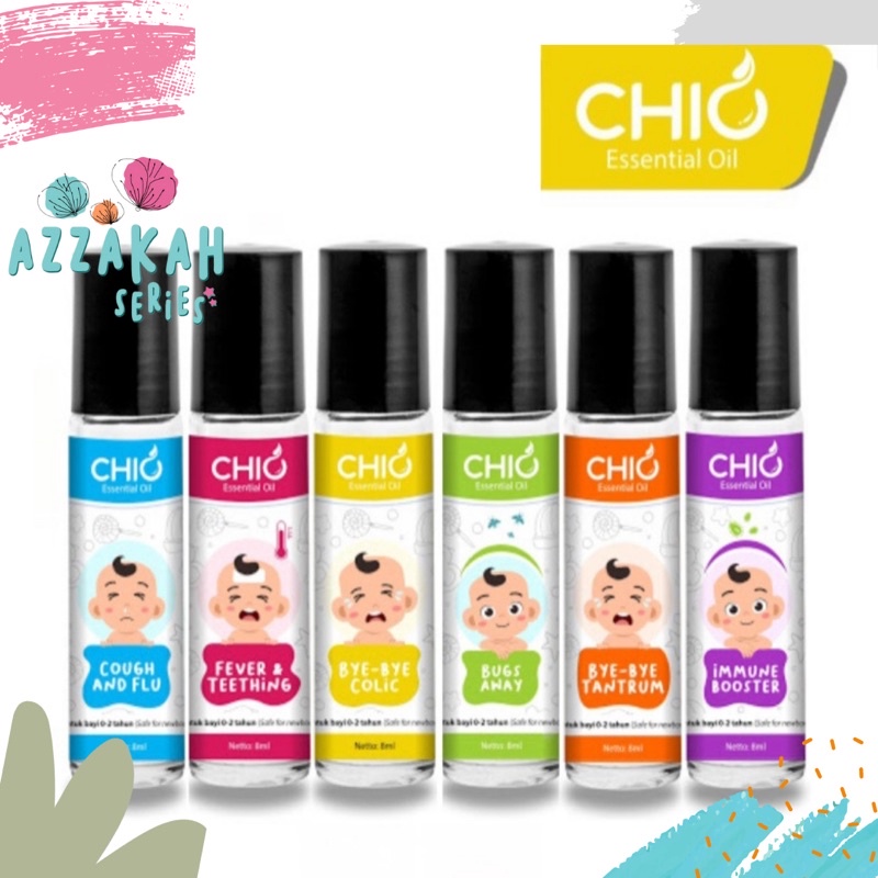 CHIO Essential Baby OiL Cough and Flu Cessa Cesa Minyak pijat Bayi Chio Roll on aromatherapy immune 