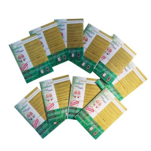 [100% Original] Koyo Kaki Bambu Penyerap Racun DI Dalam Tubuh Bambo Foot Patch Gold Detox