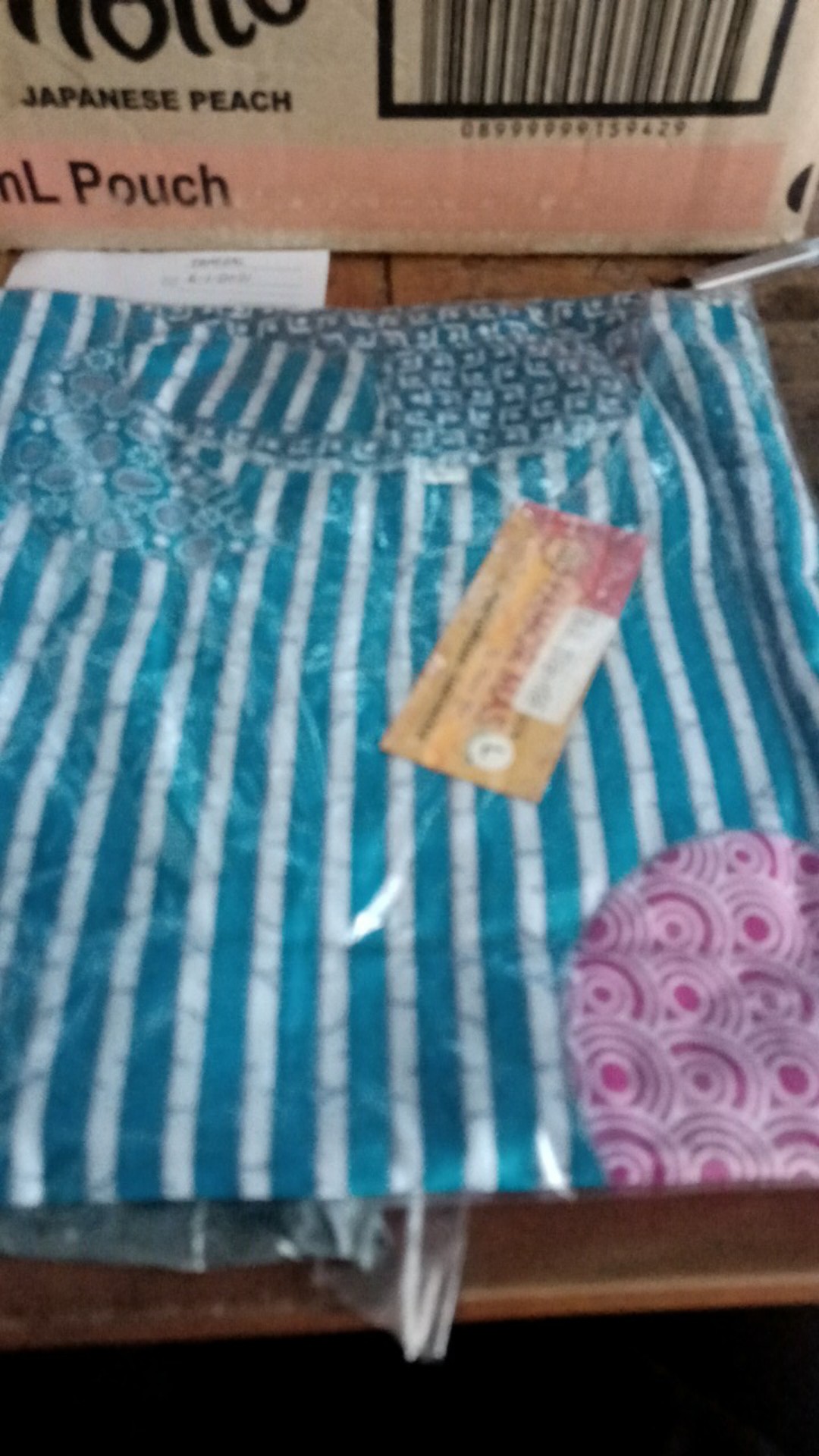 Blus Lonceng Biru Lawasan Monochrome Katun Batik Modern Premium Blouse Wanita Cewek Indigo Sheena