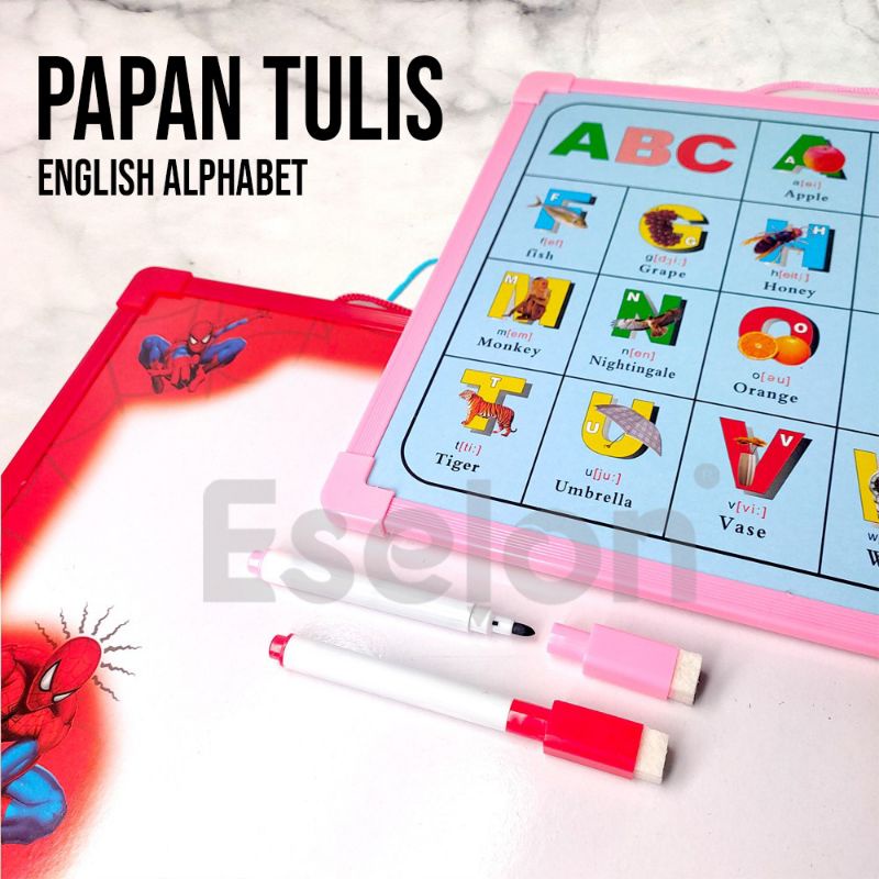 

papan tulis fancy gratis spidol dan penghapus.medium Alpabet/papan tulis anak