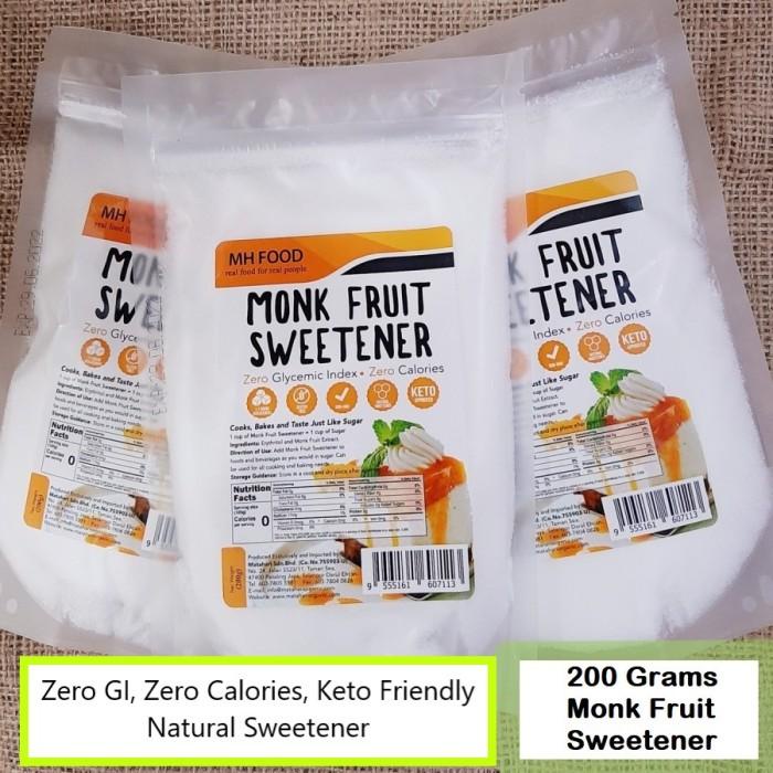 

200Gr-Monk Fruit Sweetener/ Monkfruit/ Pemanis Alami / Gula Keto 074