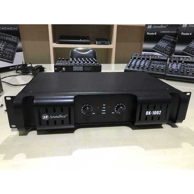 Power amplifier soundbest OK1002 original soundbest OK 1002