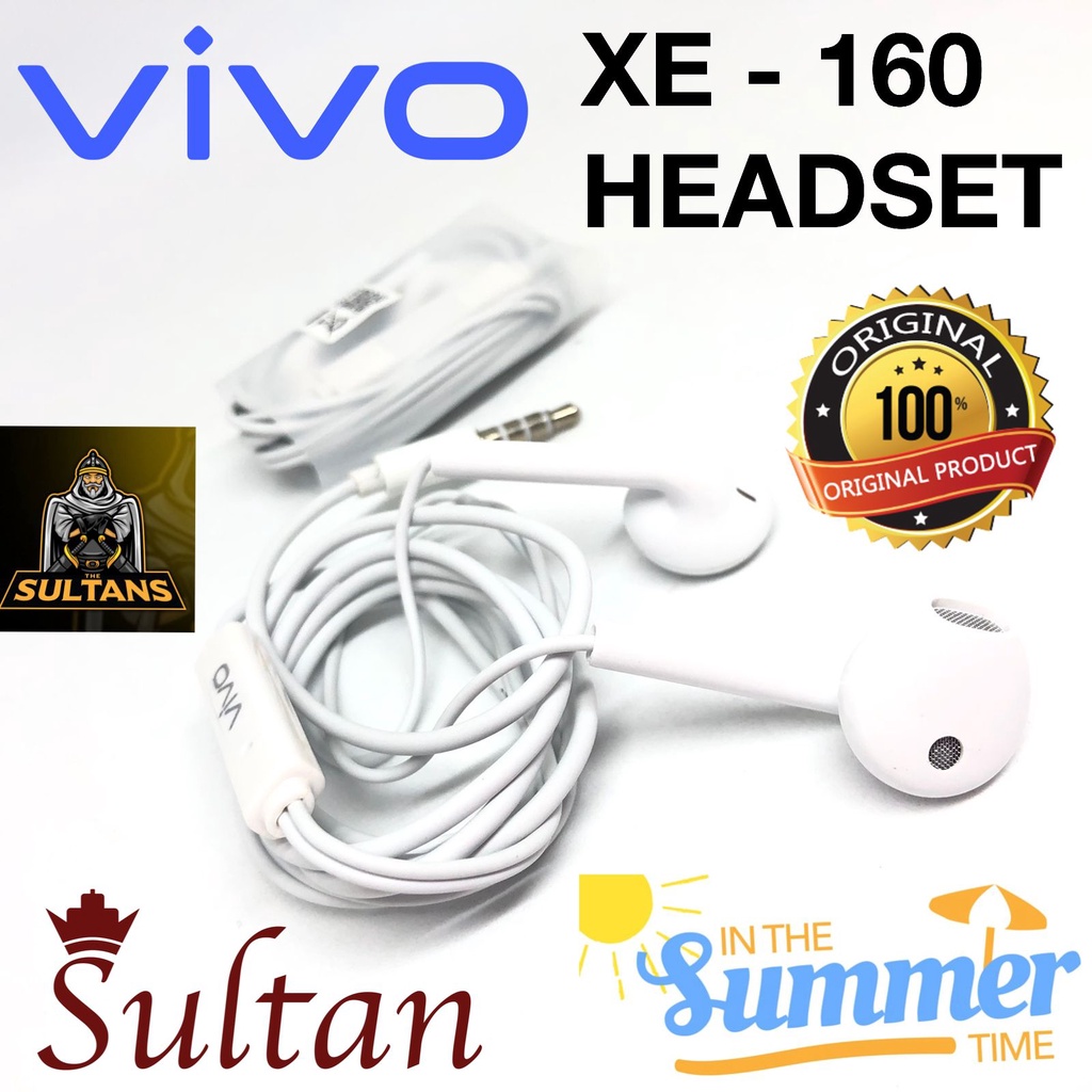 grosir vivo Earphone XE160 Original [Suara HD Berkualitas]