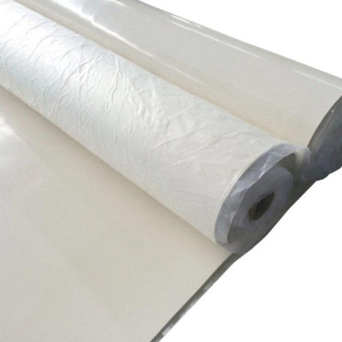 rubber gasket / karet putih lembaran 5mm 1m x 1m