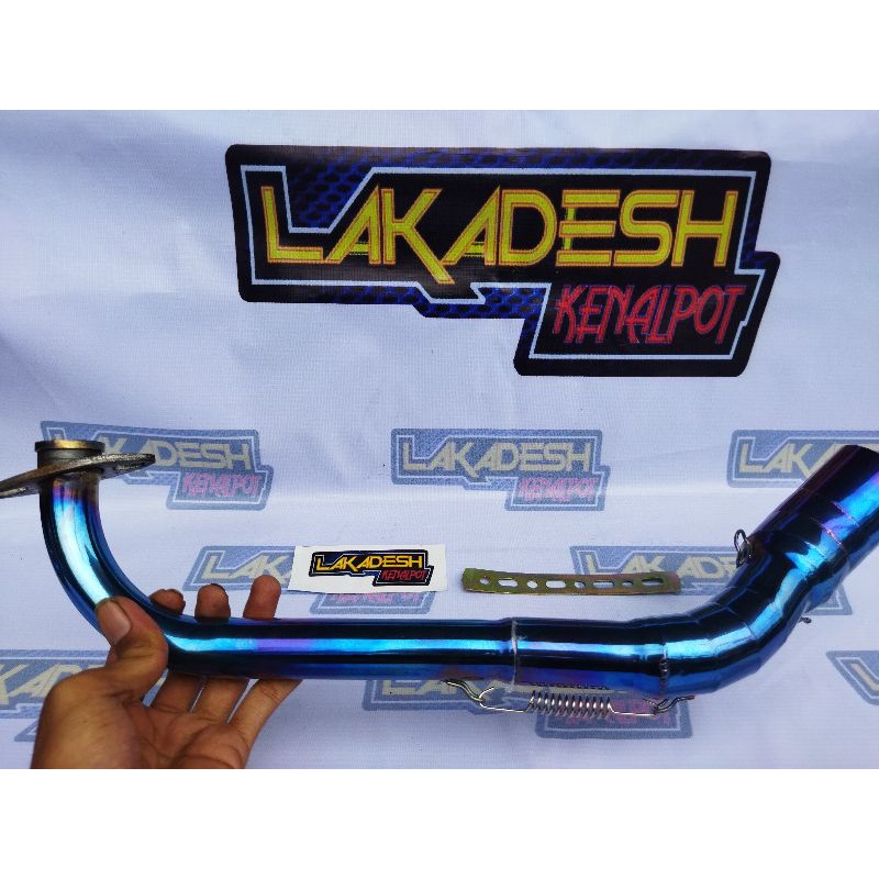 LEHER KNALPOT BLUEMOON (INLET 38/50) BEAT MIO VARIO AEROX SCOOPY NMAX PCX ADV LEXI GENIO FREEGO DLL