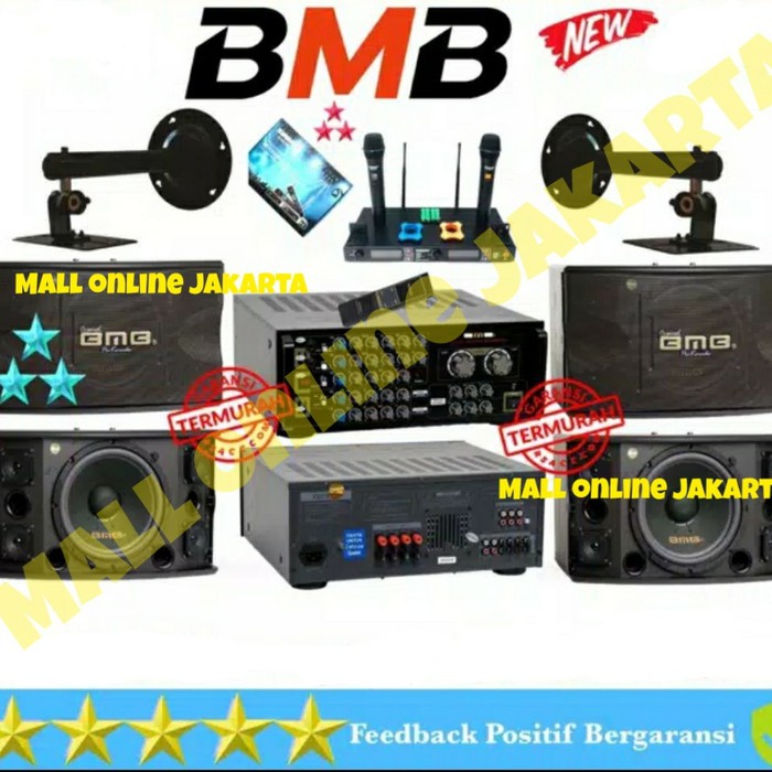 Paket karaoke BMB 12 inch speaker ampli bmb original sound system