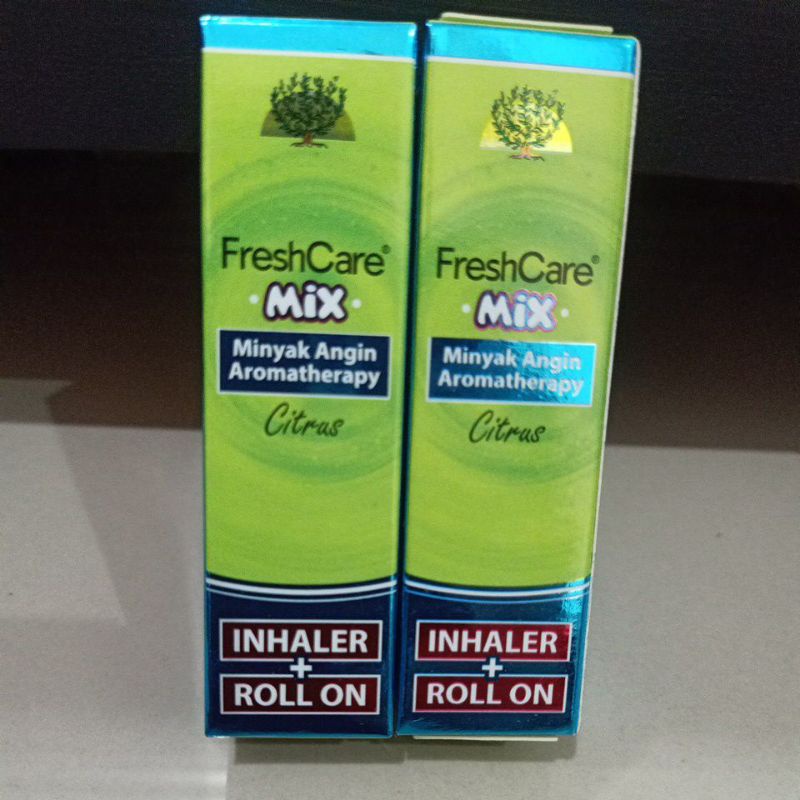 Freshcare Mix 2 in 1 (Inhaler + Roll On) | pelega hidung tersumbat | Masuk Angin | Sakit Kepala