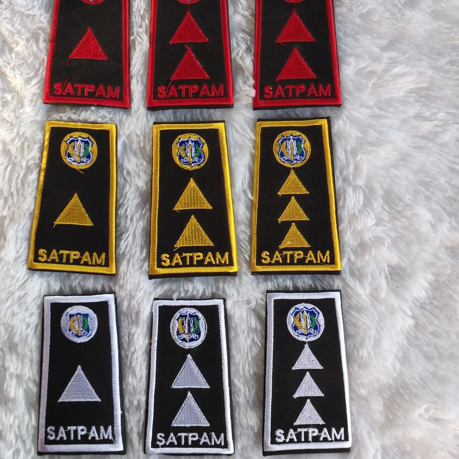 ❤  7.7  Pangkat Satpam Security Terbaru Atribut Perlengkapan Satpam Terbaru Pangkat Bordir harga ber
