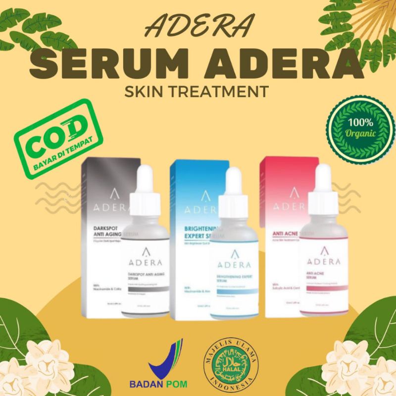 

(COD) ADERA SERUM ORIGINAL BPOM /SERUM JERAWAT/SERUM ACNE/SERUM FLEK HITAM DAN MADU ASLI MADU MURNI MADU HUTAN ASLI ISI 500 GRAM / LABEL