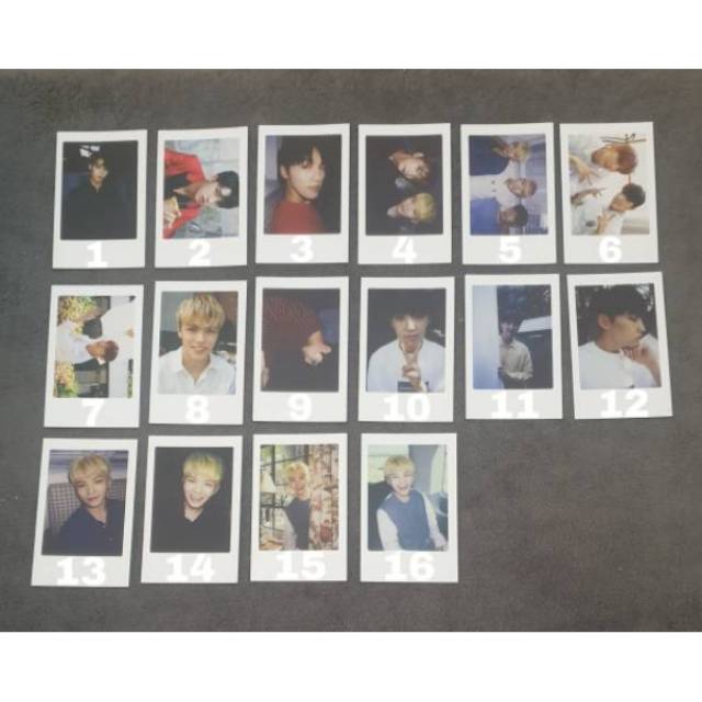 Seventeen Photocard Official Concert Diamond Edge Encore Album Lawson Print Japan Polaroid