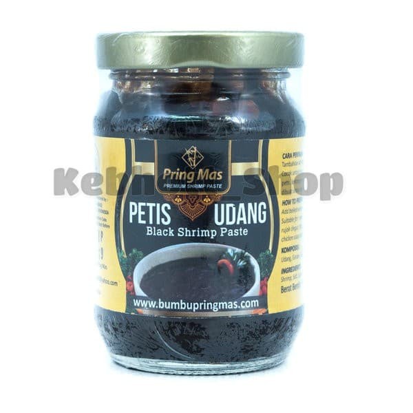 

Pring Mas Medium Shrimp Paste Petis Udang Black Shrimp Paste 130 gr