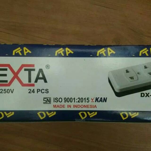 Stop Kontak Gepeng 2Lb DX-932 DEXTA (SNI)