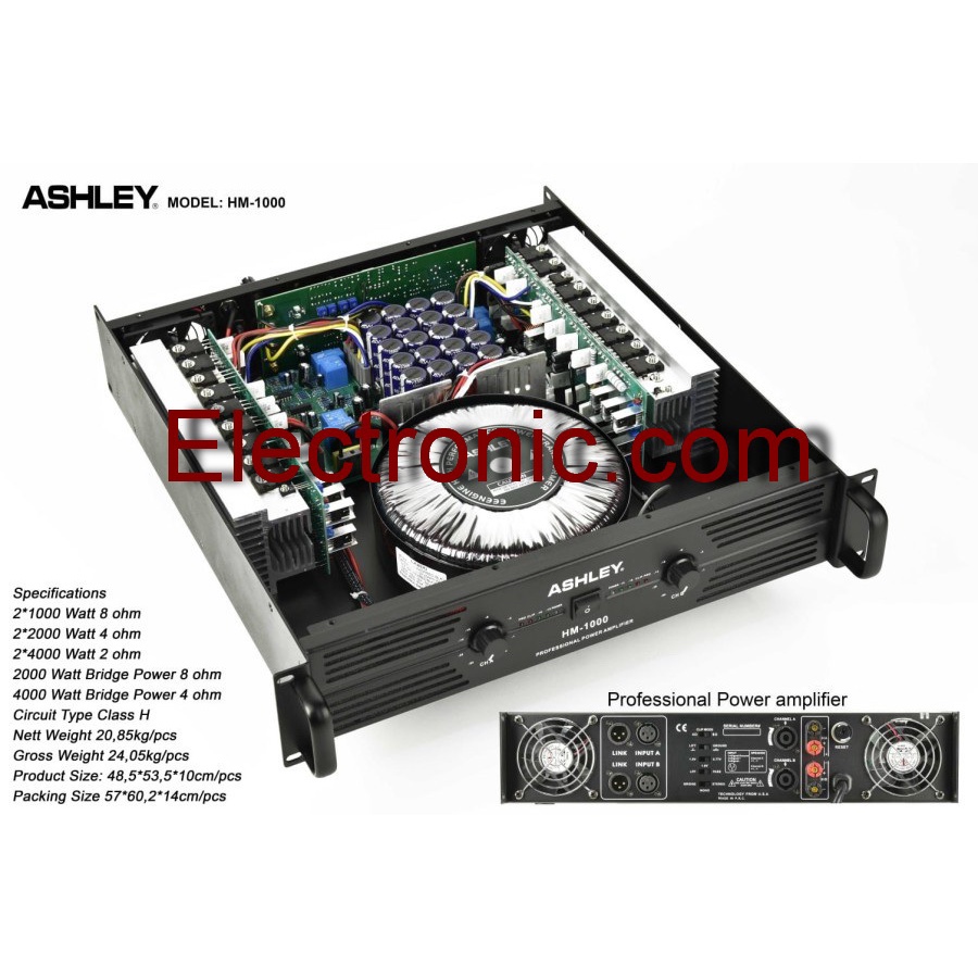 POWER ASHLEY HM1000 HM 1000 ORIGINAL