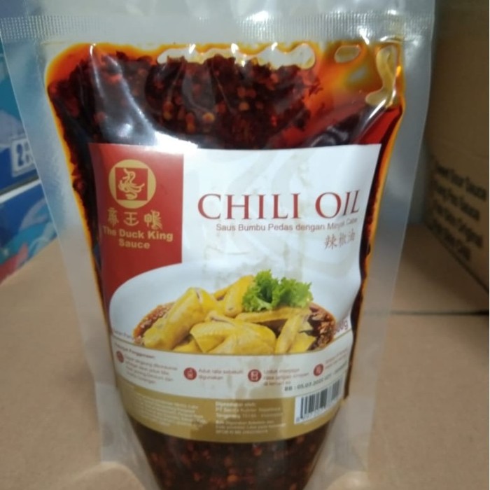 

Ready- The Duck King - Chili Oil Pouch 500Gr Original Tanpa Bahan Pengawet