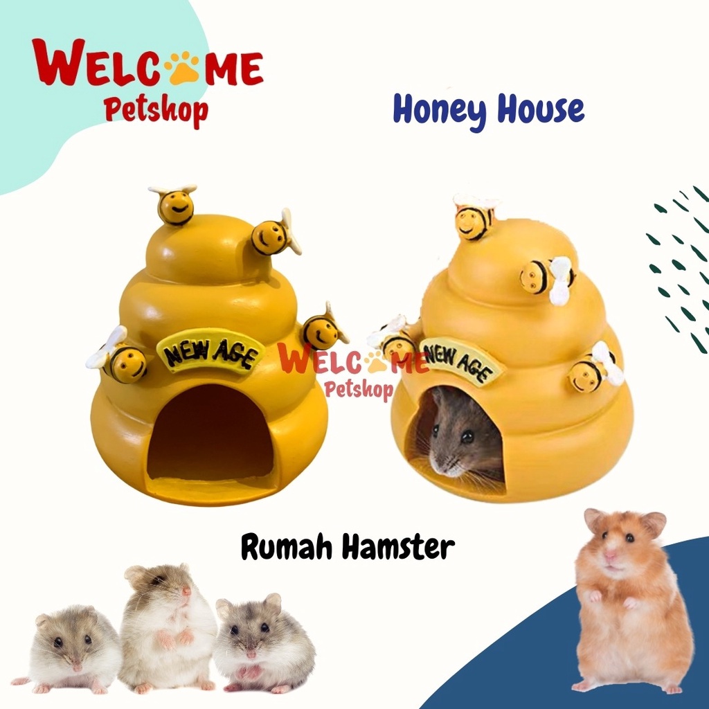 Honey House / Rumah Hamster / Aksesoris Hamster / Kandang Hamster