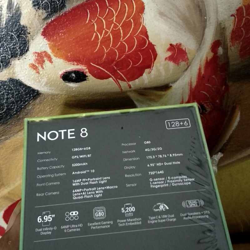 Infinix Note 8 6/128 Garansi Resmi