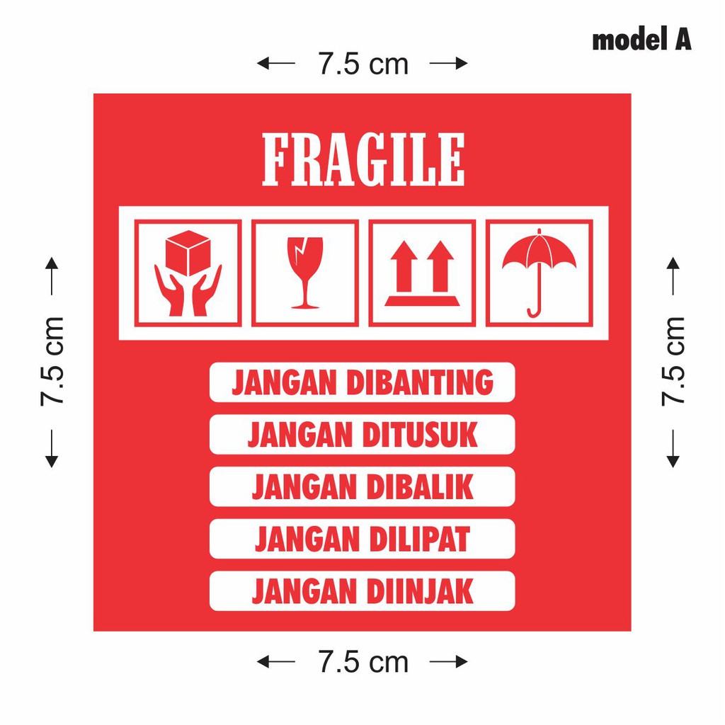 35+ Ide Jangan Dibanting Stiker Fragile Lucu