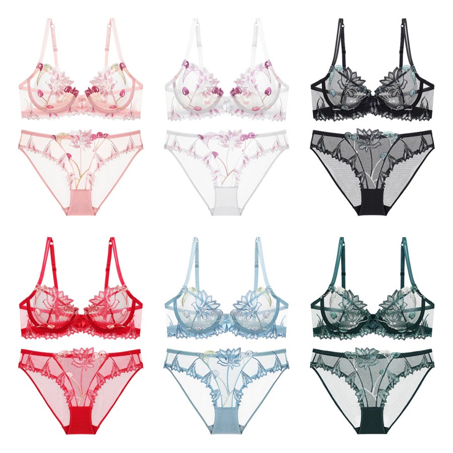BRA SET SEXY TRANSPARAN TRANSPARENT 1920