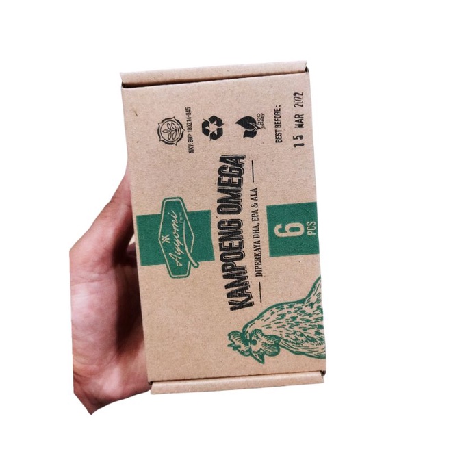 

Ayyomi telur ayam kampoeng omega 6'S