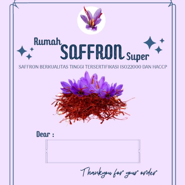 

Saffron Extra Super Negin Grade no 1