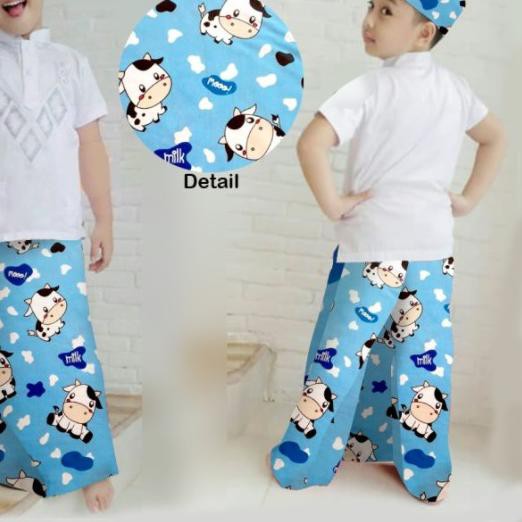 【 Hanya [11.11] 】 Sale Sarung Celana Anak Instan Karakter Wadimor Free Peci ,,,
