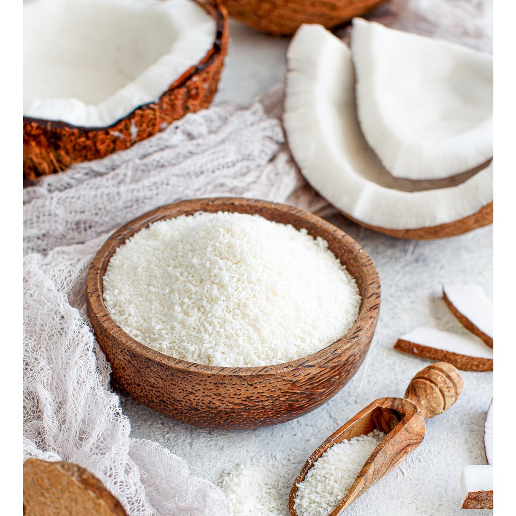 

Organic Coconut Flour 100gr/ Tepung Kelapa Organik / Tepung Keto /Tepung Gluten Free / Tepung Keto extra halus (coconut flour) low fat