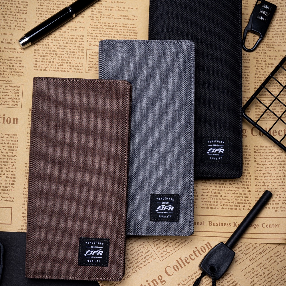 JFR Fashion Dompet Pria Bahan Kulit Canvas JP12-7