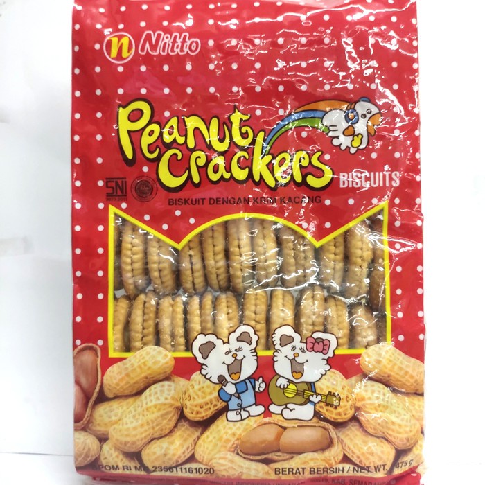 

Nitto Peanut Crackers Biskuit Bulat Kacang 475 Gr