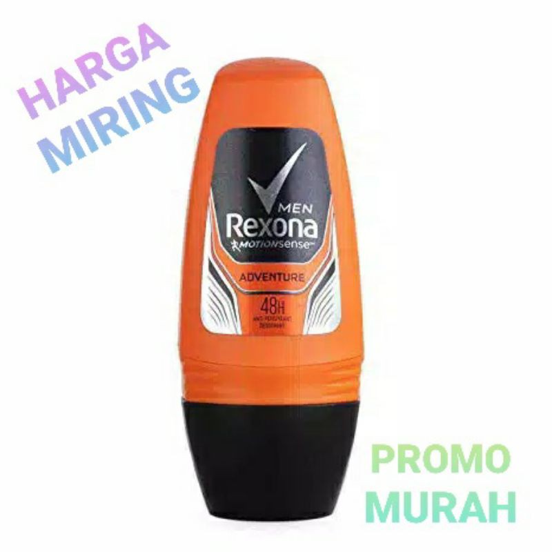 REXONA MEN DEODORANT ROLL ON MAN ADVENTURE PARFUM 45ML 45 ML ORIGINAL