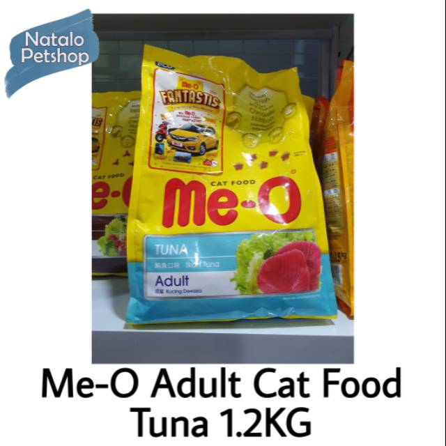 Me-O Adult Cat Tuna 1.2KG/Food/Makanan Kucing Dewasa/Meo