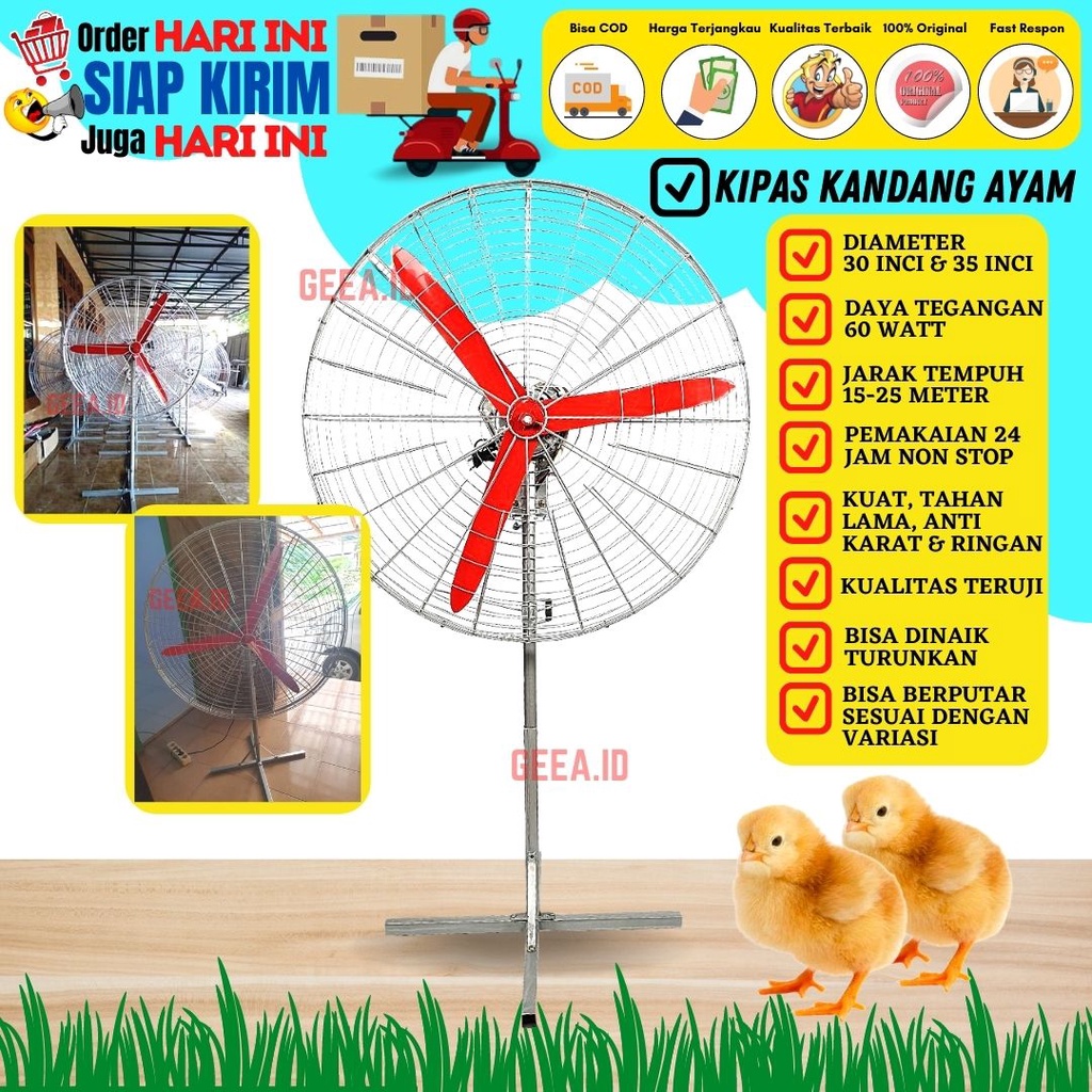 KIPAS KANDANG AYAM/KIPAS JUMBO/BLOWER - GEEA.ID