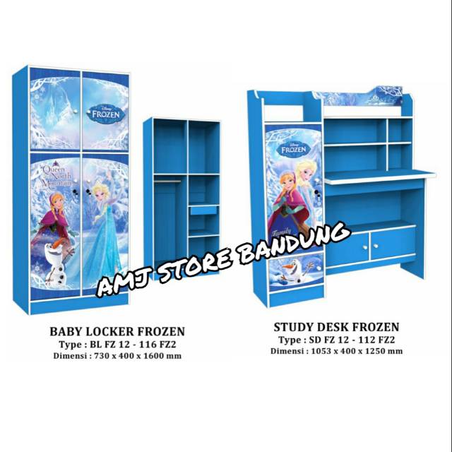 Kamar set Anak cewek Karakter FROZEN Murah Bandung