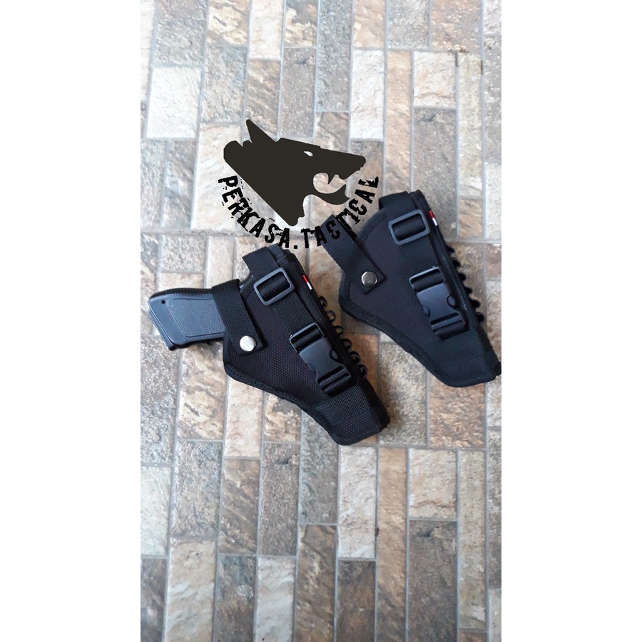 Sarung Pistol Pinggang FN - Holster Hitam COD