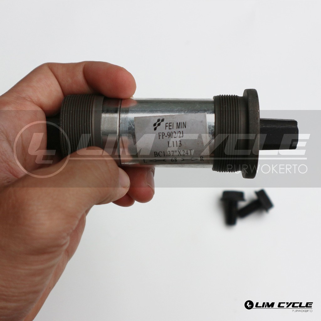 Bottom Bracket BB LESPO ukuran 113 Sepeda Minion/Seli BB Kotak